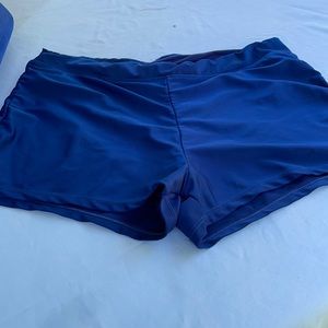 Blue separate bathing bottom